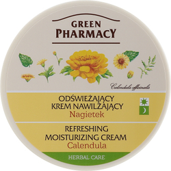 Green Pharmacy Face Care Refreshing Calendula - питательный крем против морщин для сухой кожи / 150 ml