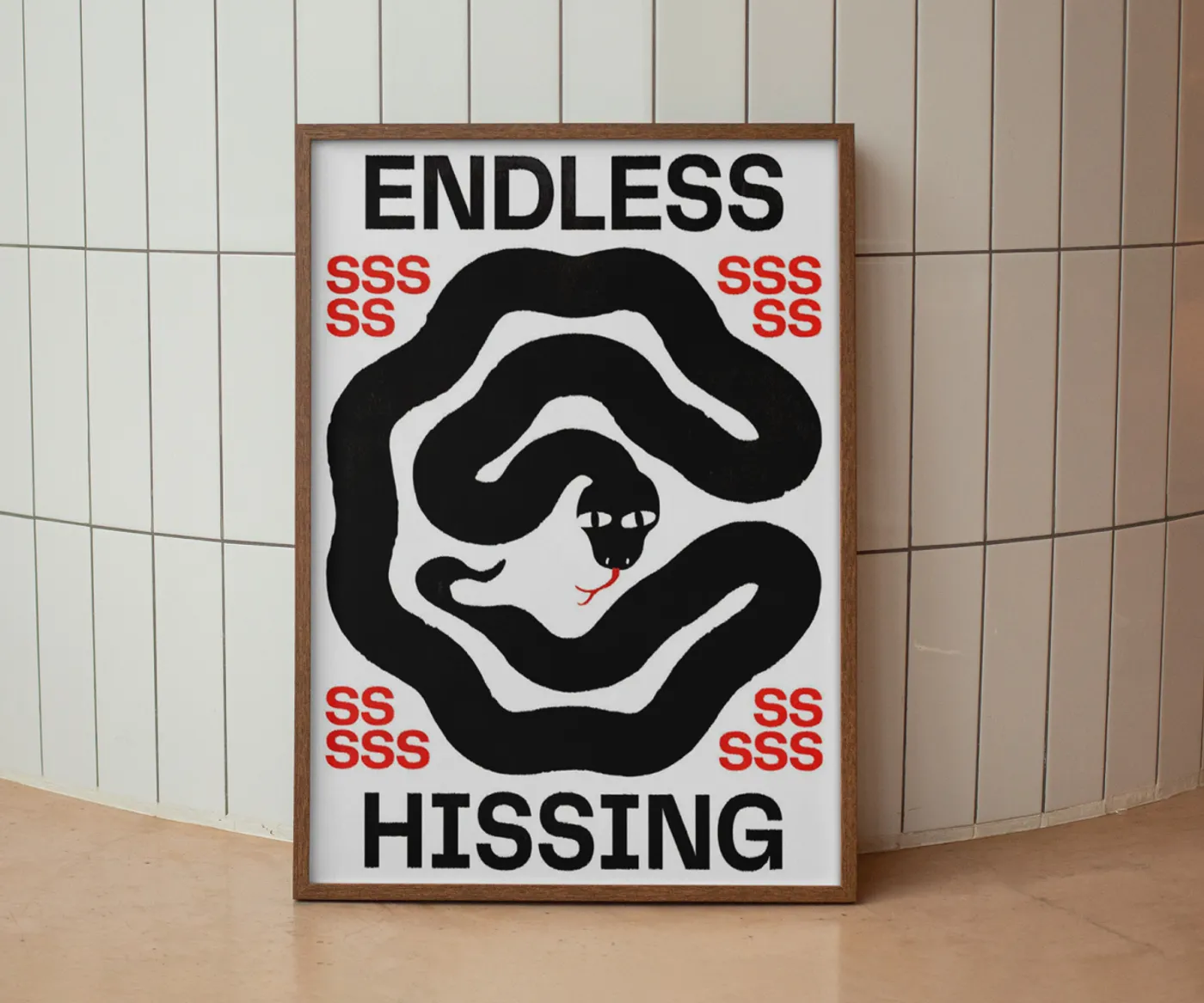 Постер на холсте Hissing