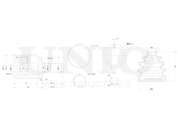 ШРУС внутренний UNIO CVJ-30102