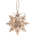 Подвеска «Снежинка - Колокольчики» 10*11 см