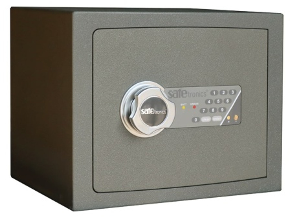 Сейф взломостойкий Safetronics NTR-22ME, электрон. кодовый + мастер ключ, Полка