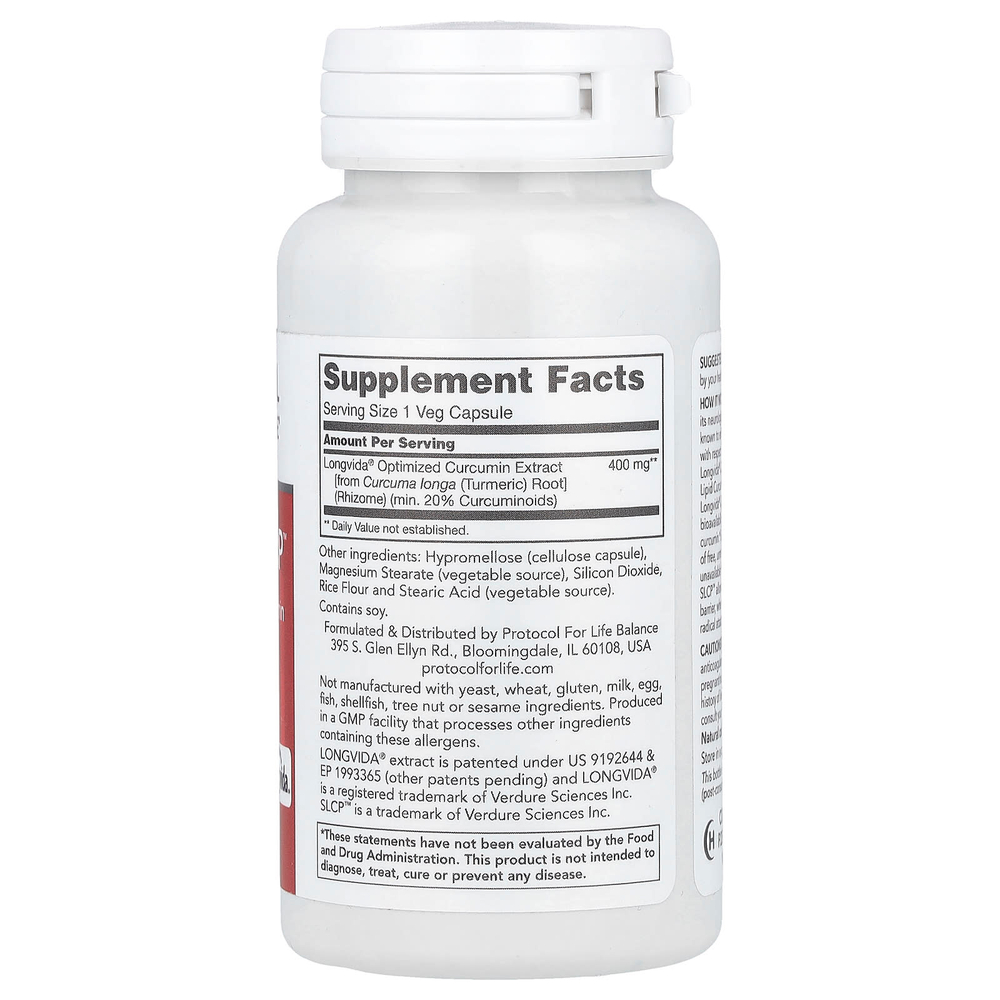 Protocol for Life Balance, Cogumin SLCP ™, 400 мг, 50 растительных капсул