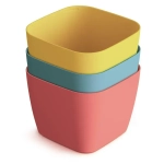 Горшок для суккулентов Фьюжн 0,6л набор 3 шт С378КОЛ