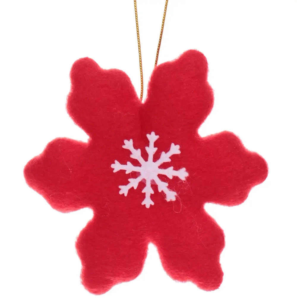 Подвеска «Снежинка» 8 см