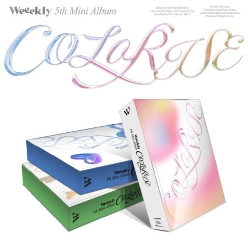 Альбом WEEEKLY - COLORISE 5th Mini Album 3 Version SET