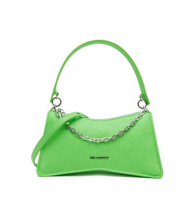 Кожаная сумка через плечо Karl Lagerfeld - зеленый(231W3020)