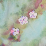 Поло с кислотной tie-dye окраской от Otium Atelier, М