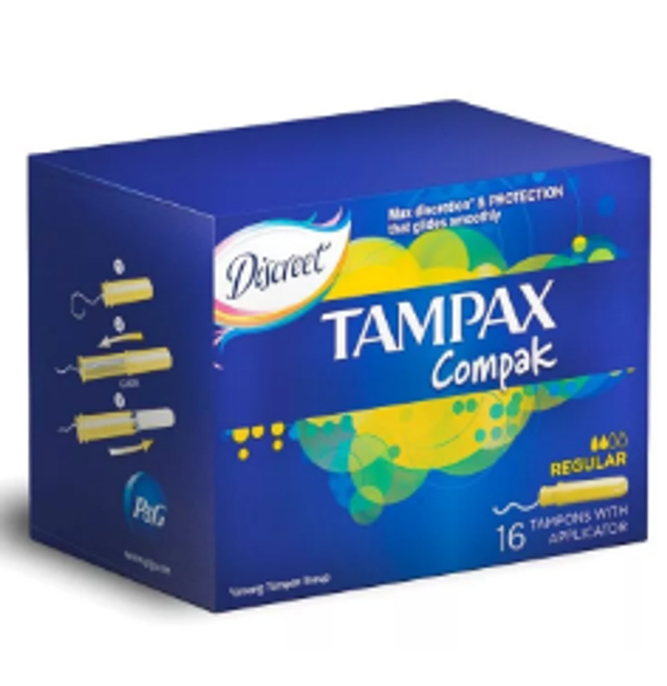 Tampax Тампоны гигиенические  Compak Regular, 16 шт