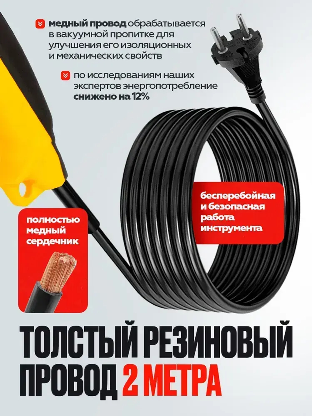 Перфоратор сетевой 1400W, 3,2 мощность удара, 5500 уд/мин