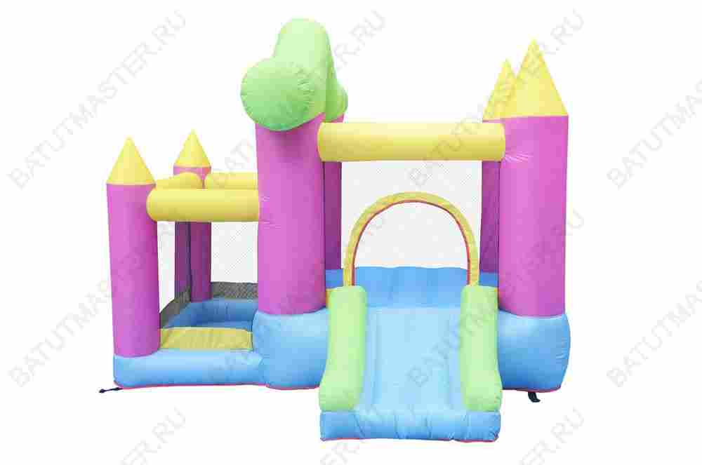 Батут для дачи "Сказочный дом" 3,0*2,75*2,1 м