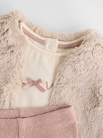 Комплект из трех предметов для девочки Next B06-321, Розовый, Бежевый