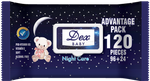 Dex детские влажные салфетки Baby Night Care 120 шт