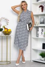 Платье Хьюми (черное/цветы) П13936-35М LT Collection