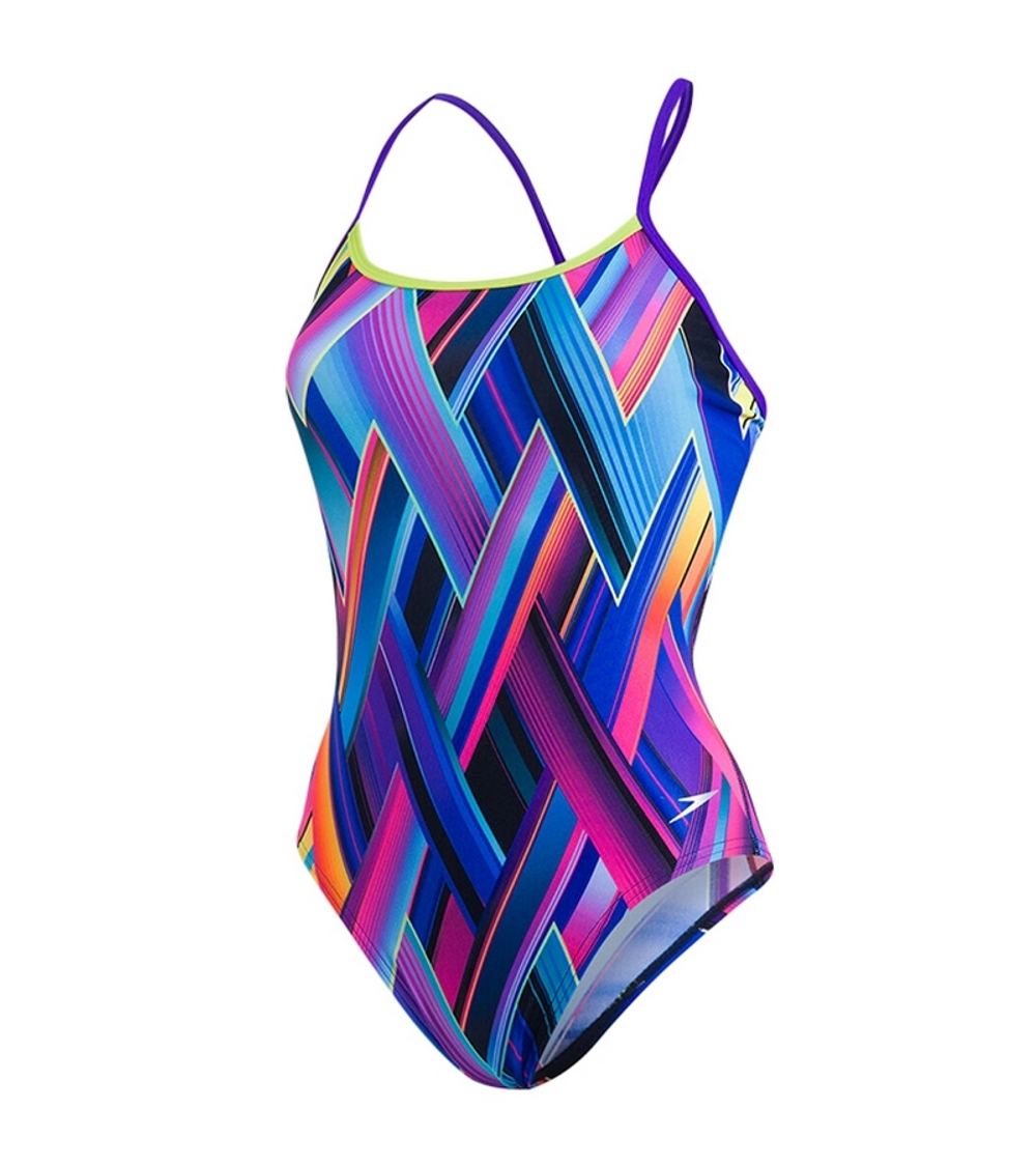 Купальник женский спортивный Speedo Fizz Bounce Single Crossback