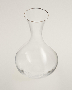 Zara Home кувшин из стекла, цвет серебристый, 26.5 см