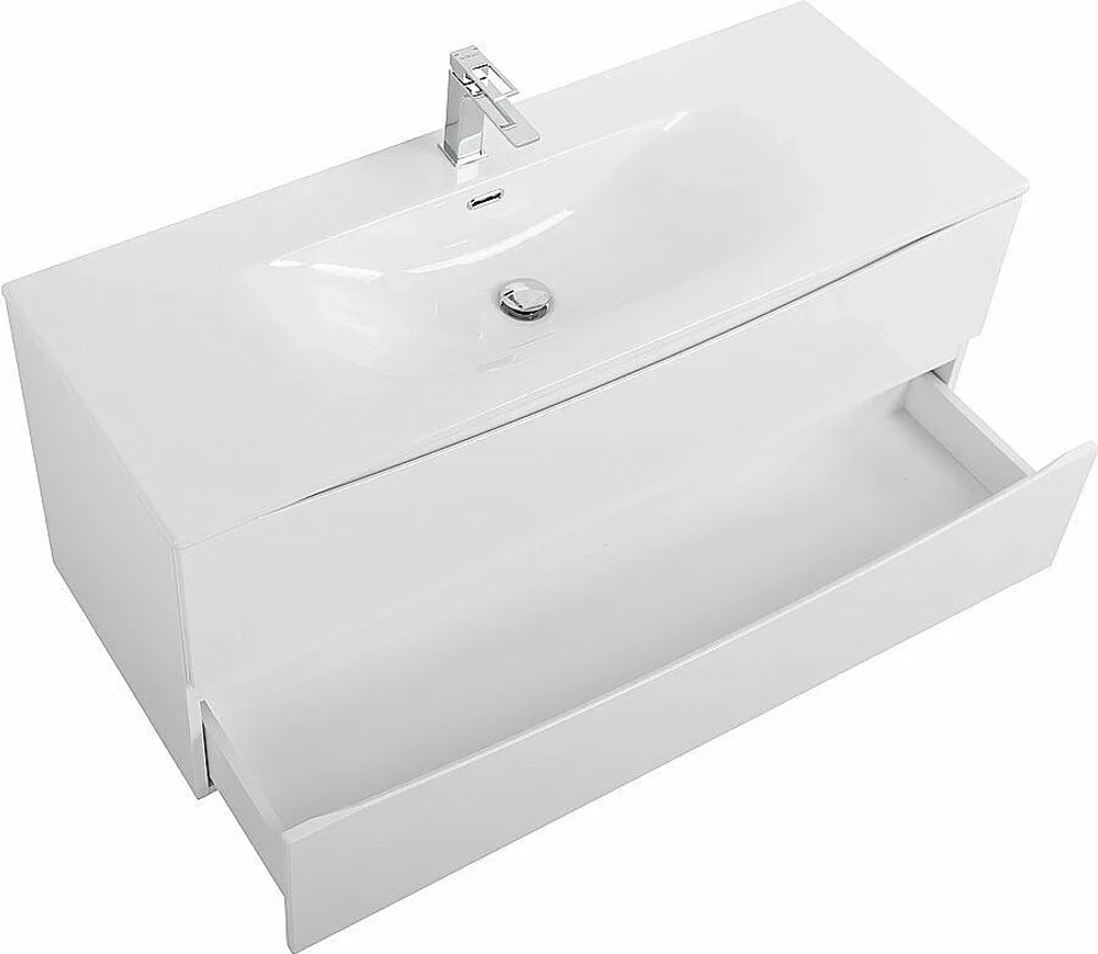 Тумба с раковиной BelBagno MARINO-CER-N-1200-2C-SO-BL-P Bianco Lucido