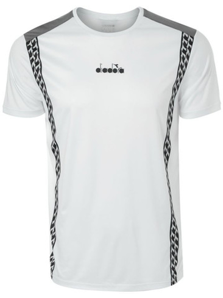 Мужская теннисная футболка Diadora SS T-Shirt Challange - белый