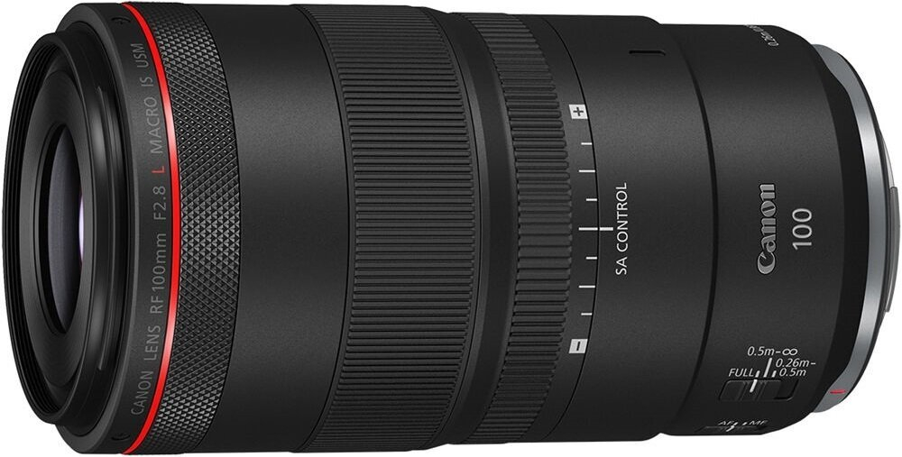 Объектив Canon RF 100mm f/2.8L Macro IS USM, черный