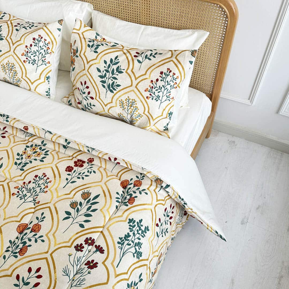 Комплект постельного белья двуспальный Morocco Hermodr 8 предметов 130220292 Иран