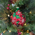 Игрушка с пуансеттиями [Арт. TR 24559]