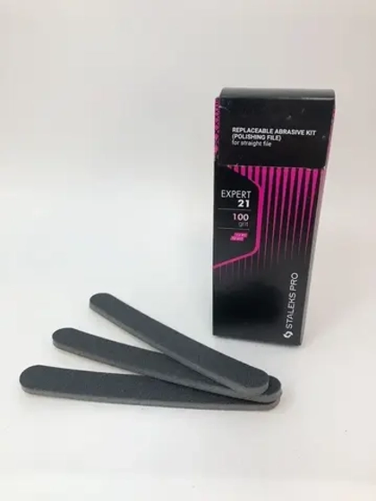 Набор сменных файлов для пилки прямой  100 грит (10 шт)