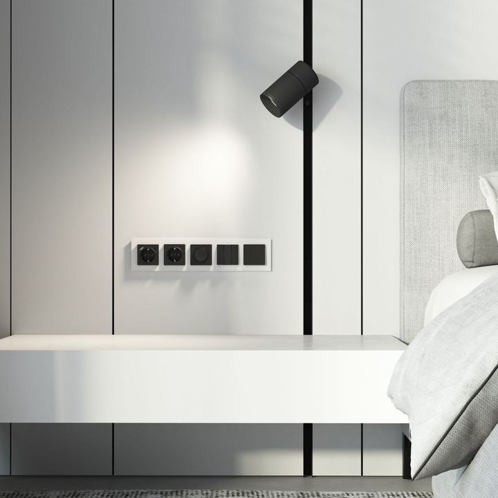 Рамка Werkel Senso на 5 постов белый стекло soft-touch W0053101 4690389214271