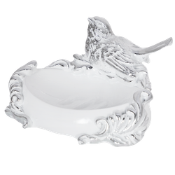 Мыльница Птичка Терра Белый