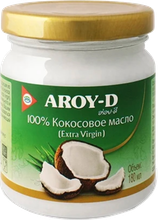 Aroy-D Масло 100% кокосовое (extra virgin), 180 мл 3 шт