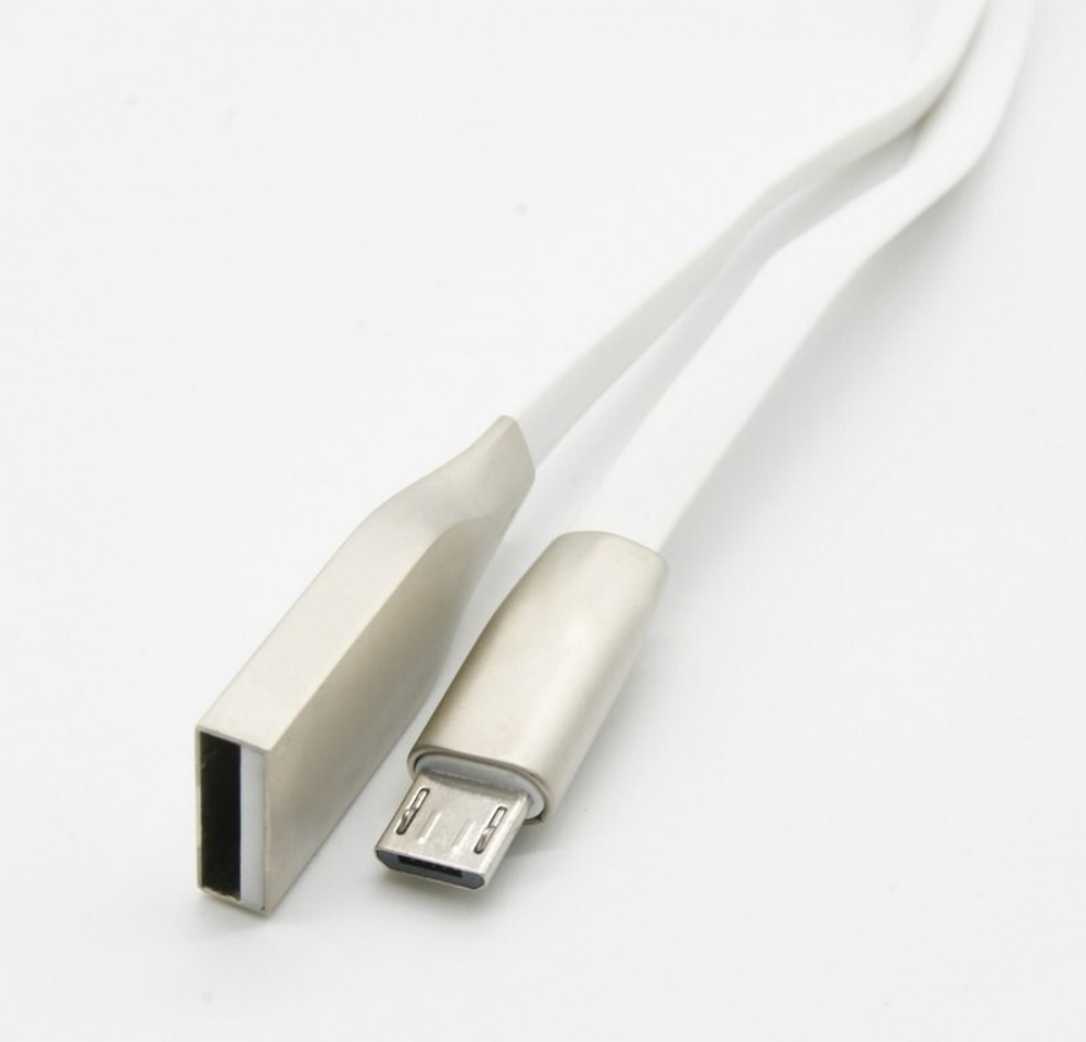 Кабель USB - Micro One (белый) 1м