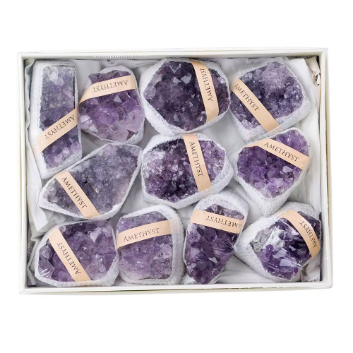 Набор кристаллов Аметиста, 3-6 см, 10 шт в уп.