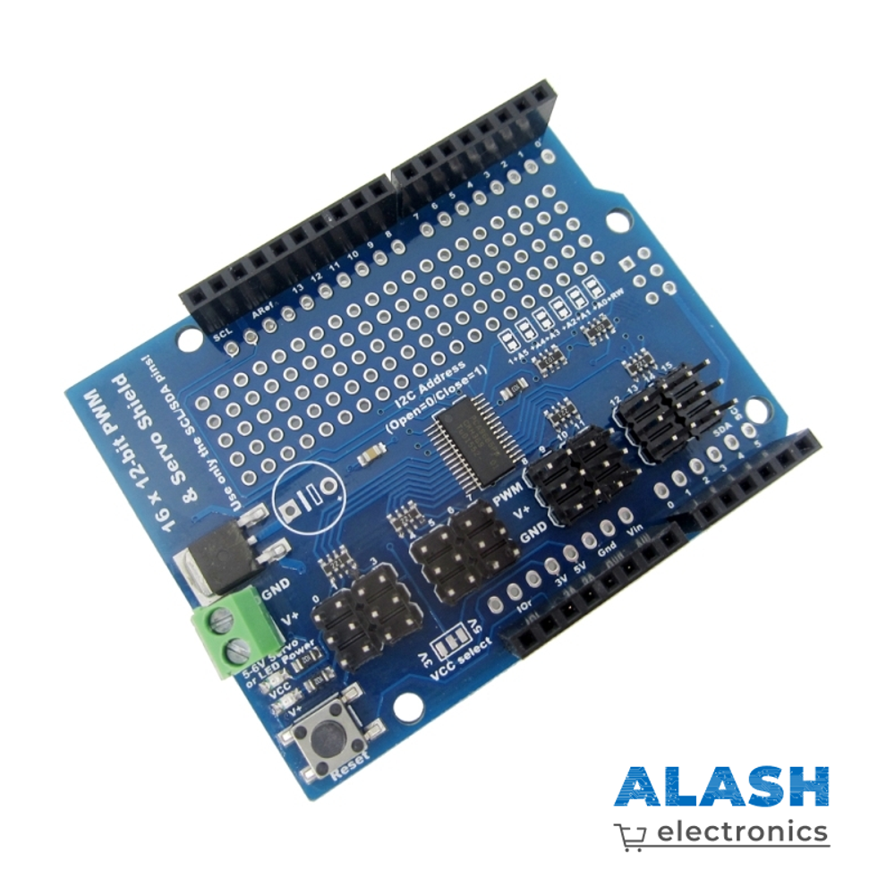 PWM Servo Shield для Arduino PCA9685 16 x 12 bit ШИМ Серво Шилд Ардуино