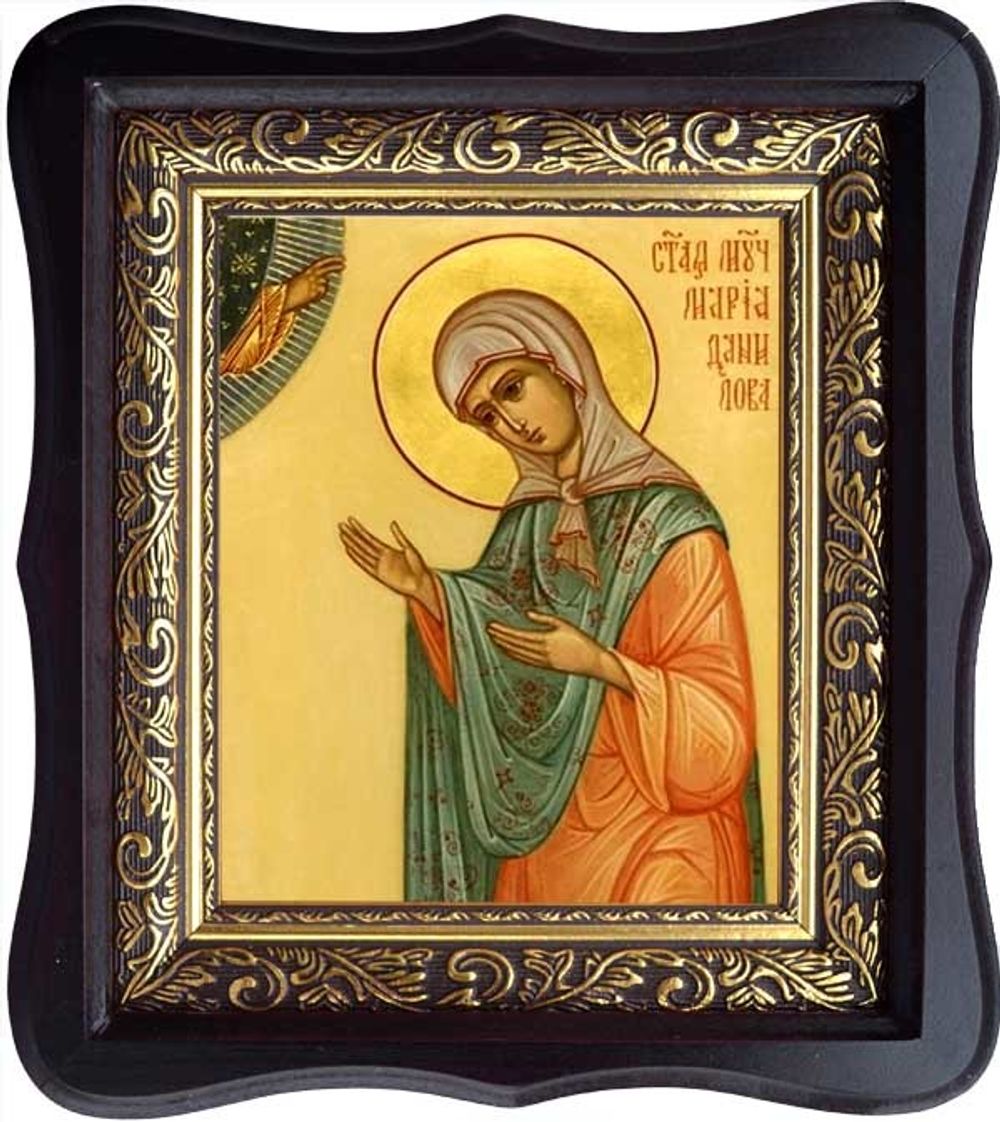 Мария Данилова мученица. Икона на холсте.