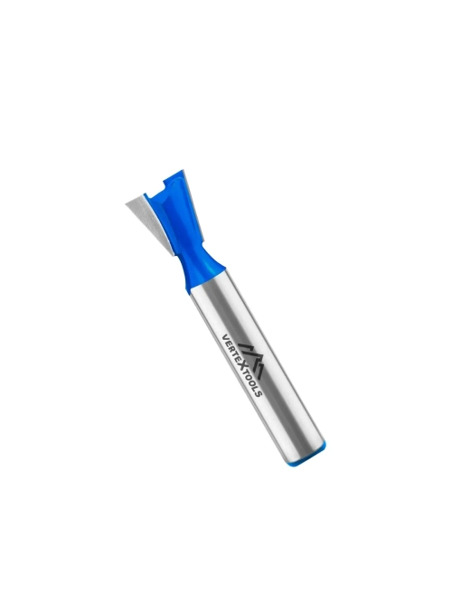 ФРЕЗА ПАЗОВАЯ "ЛАСТОЧКИН ХВОСТ" ХВОСТОВИК - 8мм, D-12мм, H-12мм, а°-14°, L-53,7мм