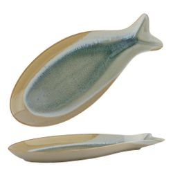 Блюдо овальное 41,5*18 см h3,5 см Fish Pearl Blue Frutti di Mare P.L. [1]