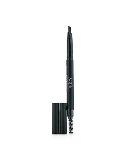 Водостойкий карандаш для бровей Natural Drawing Eye Brow Pencil #01 [Black-Черный]