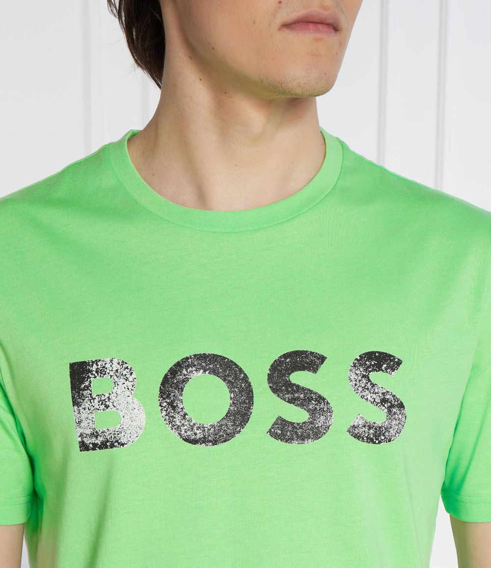 Футболка Te_Bossocean BOSS ORANGE - зеленый(50515997)