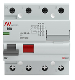 УЗО  EKF rccb-4-80-300-ac-av