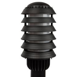 Садово-парковый светильник ЭРА НТУ 01-60-015 Поллар напольный черный IP54 Е27 max60Вт h850мм | Садово-парковые светильники