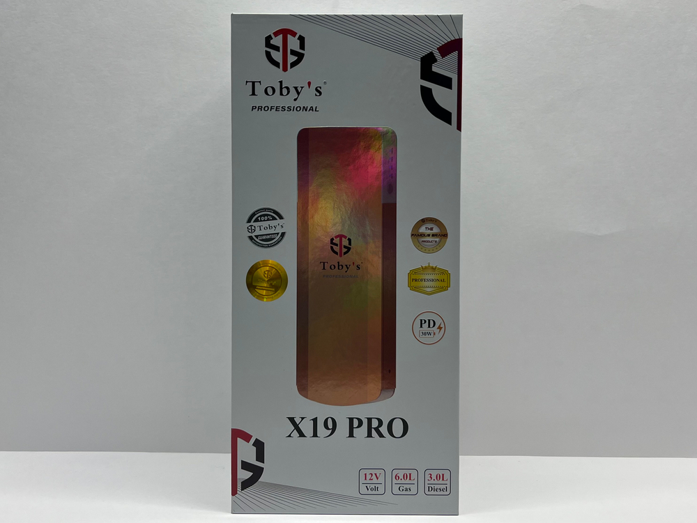 X19 PRO / Автостарт, Пуско-зарядное устройство, 16000 mAh, Toby's