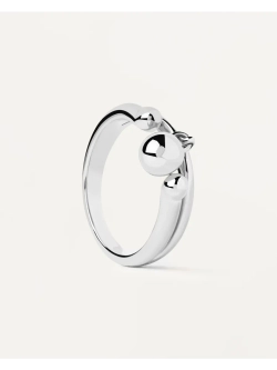 Кольцо Berlin Серебро 925 пробы покрытое родием