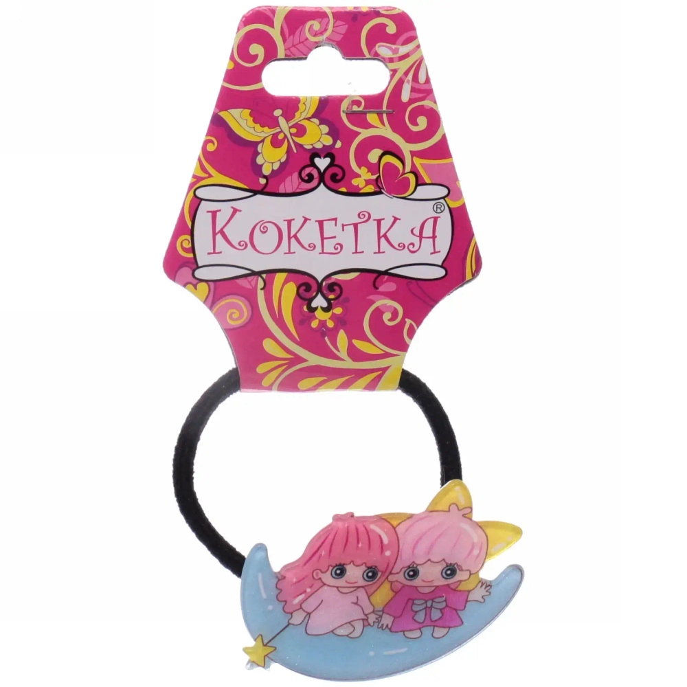 Резинка для волос 1 шт детская «Juiciness- Подружки», микс 6 цветов, d- 4 см