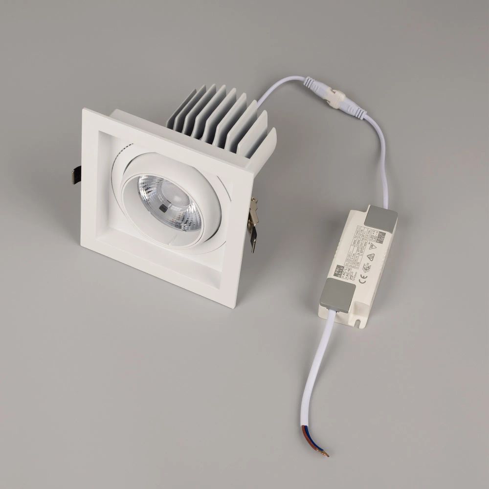 Светильник MS-VORTEX-BUILT-S140x140-30W Day4000 (WH-WH, 30 deg, 230V) (Arlight, IP20 Металл, 5 лет) 057923