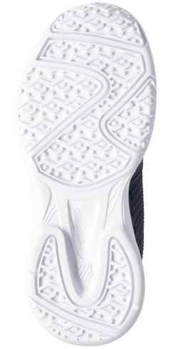 Детские теннисные кроссовки K-Swiss Court Express Omni - jet black/spicy orange/white