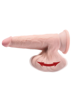 Фаллоимитатор с подвижной мошонкой King Cock Plus 9"Triple DensityCock Pipedream 573221PD