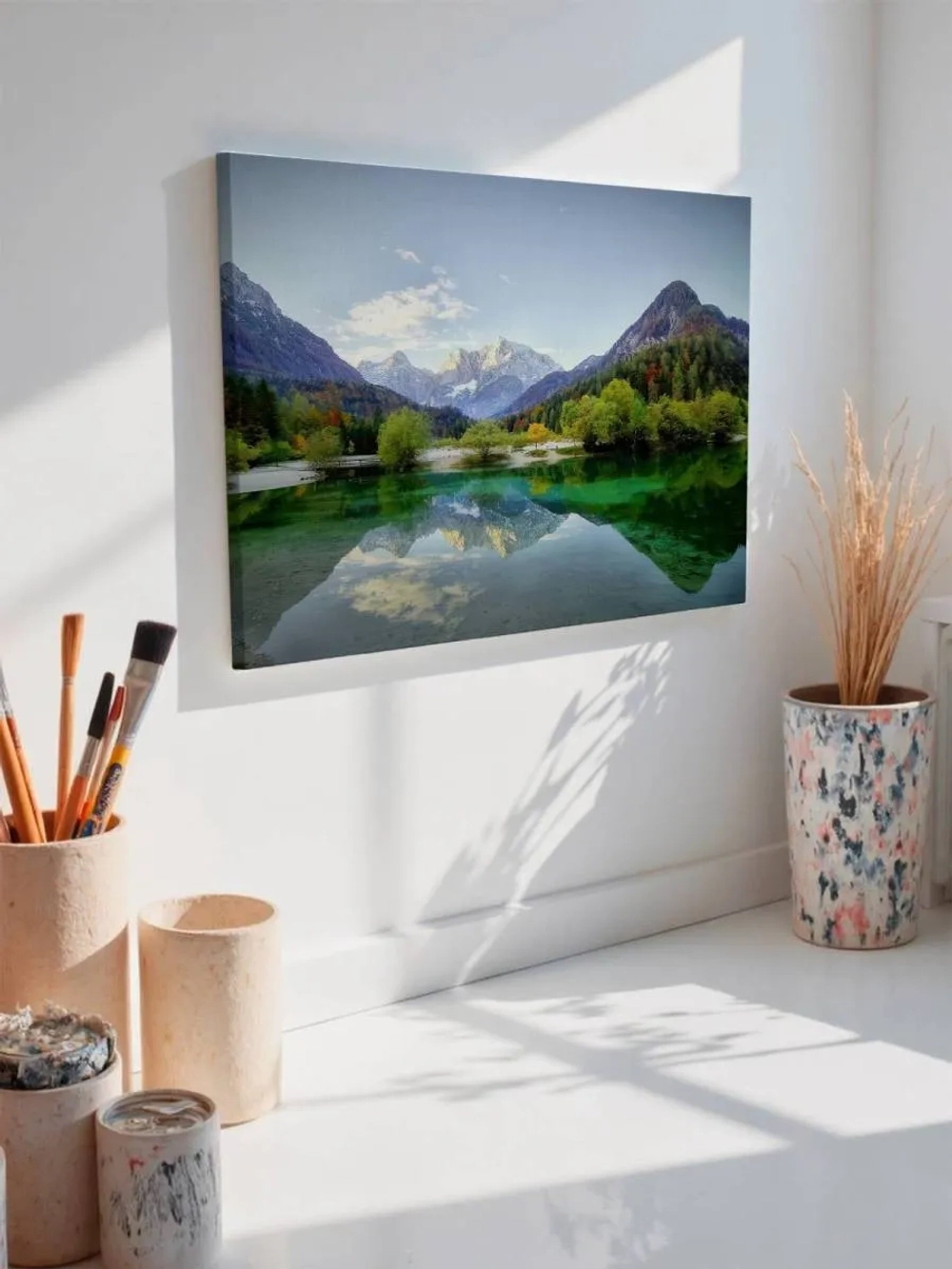 Картина на стену 40 X 50 Горное озеро