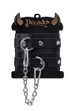 Черные мини-оковы со скруглёнными углами (Цвет: черный)