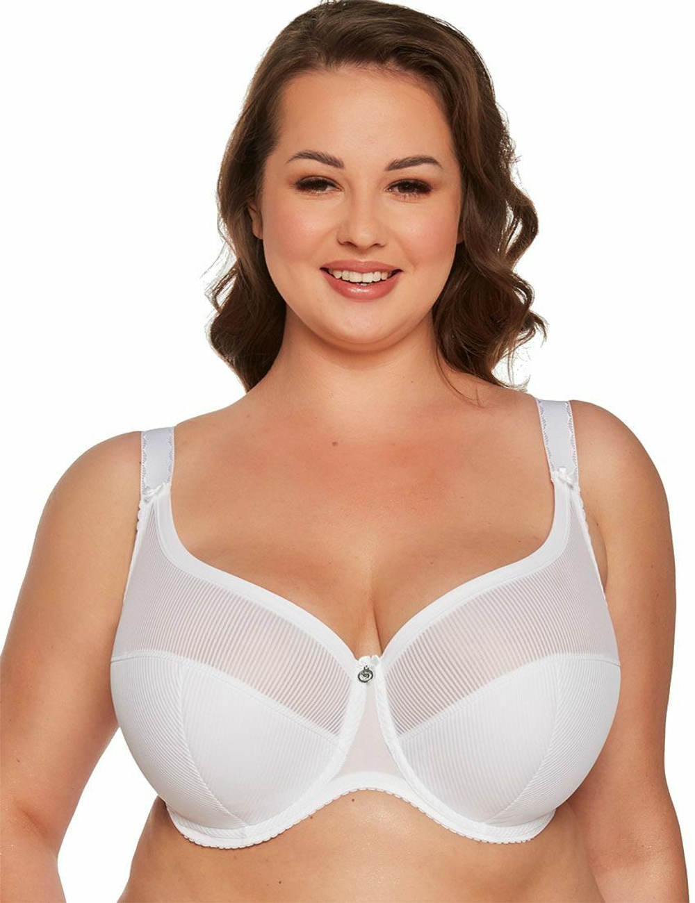 Бюстгальтер Sonia с чашками +size на тонком поролоне (Размер: 80K) (Цвет: белый)