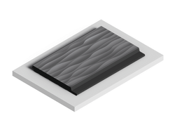 Стеновая панель HiWood декорированная, 270x12 см