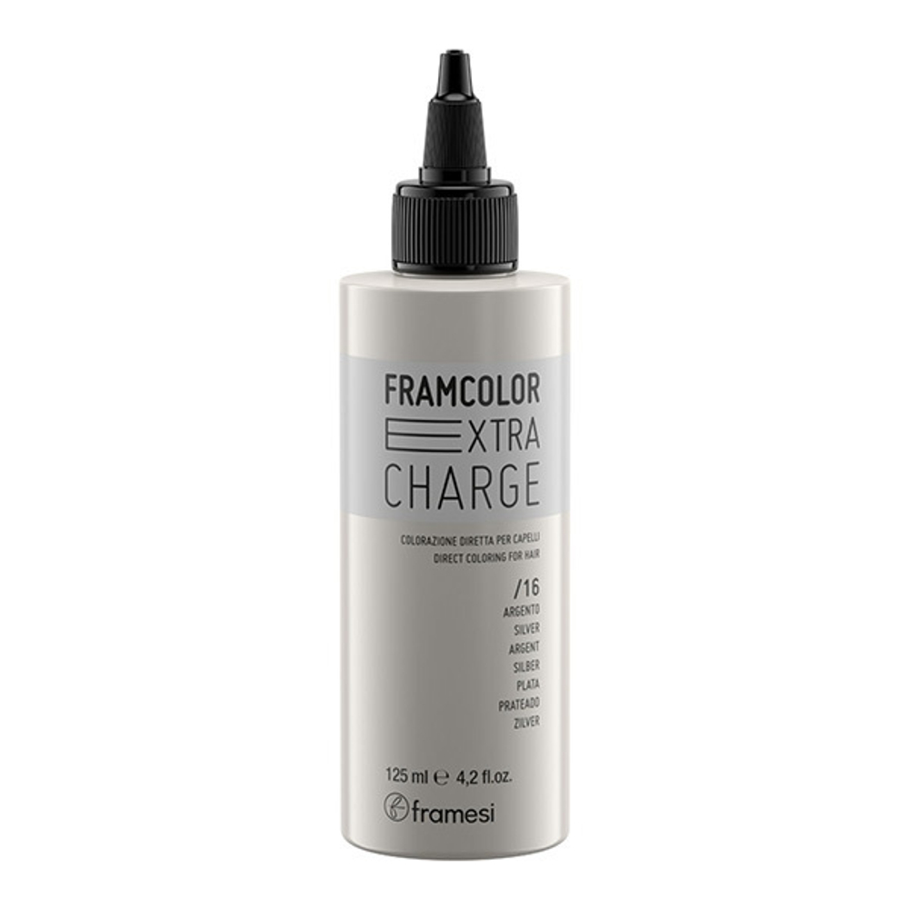 Прямой пигмент для волос Оттенок #16 Серебро Framesi Framcolor Extra Charge Silver 125мл