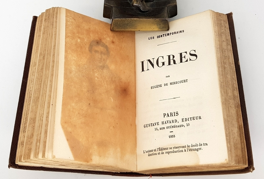 "Les contemporains Theophile Gautier, Berryer, Rossini, Ingres, Francois Arago, Arsene Houssaye. Eugene de Mirecourt.  1855 г.